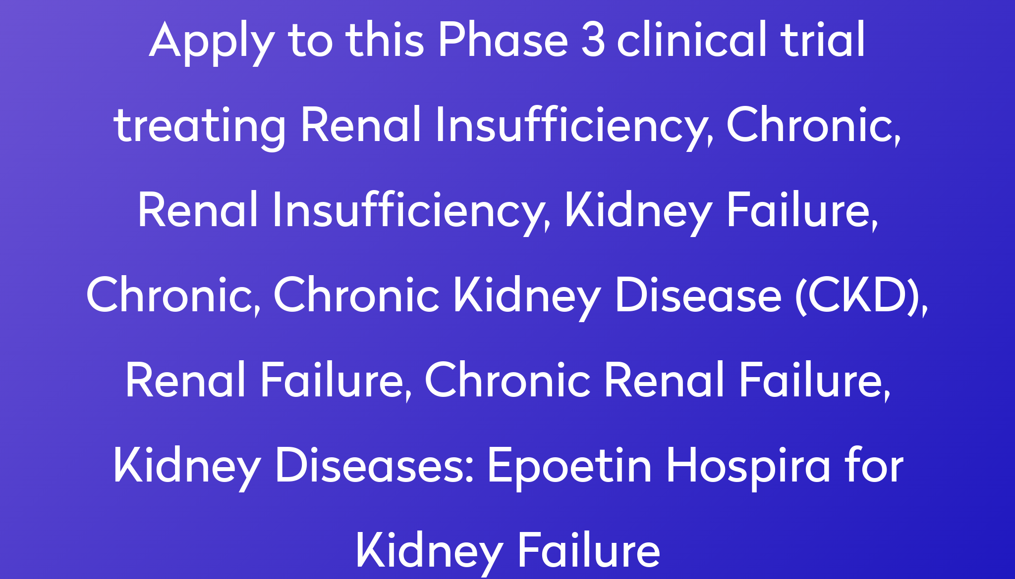 epoetin-hospira-for-kidney-failure-clinical-trial-2022-power